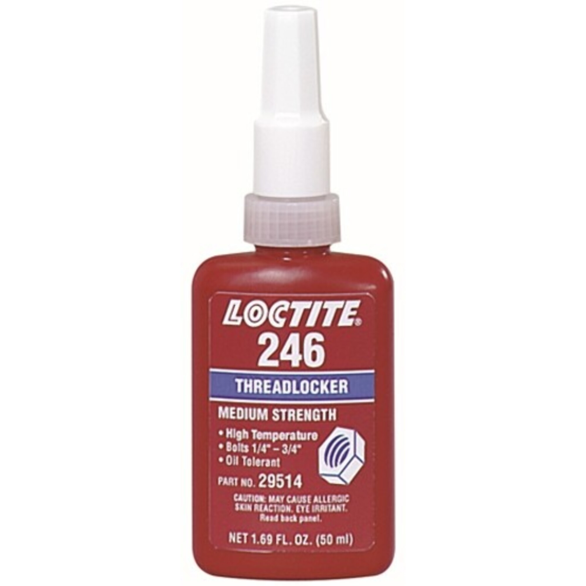 Loctite 246 High Temp Medium Strength Blue Threadlocker 50 ml, 10PK